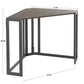 Roman Corner Desk By LumiSource - OFD-CROMAN BKES | Desks | Modishstore - 8