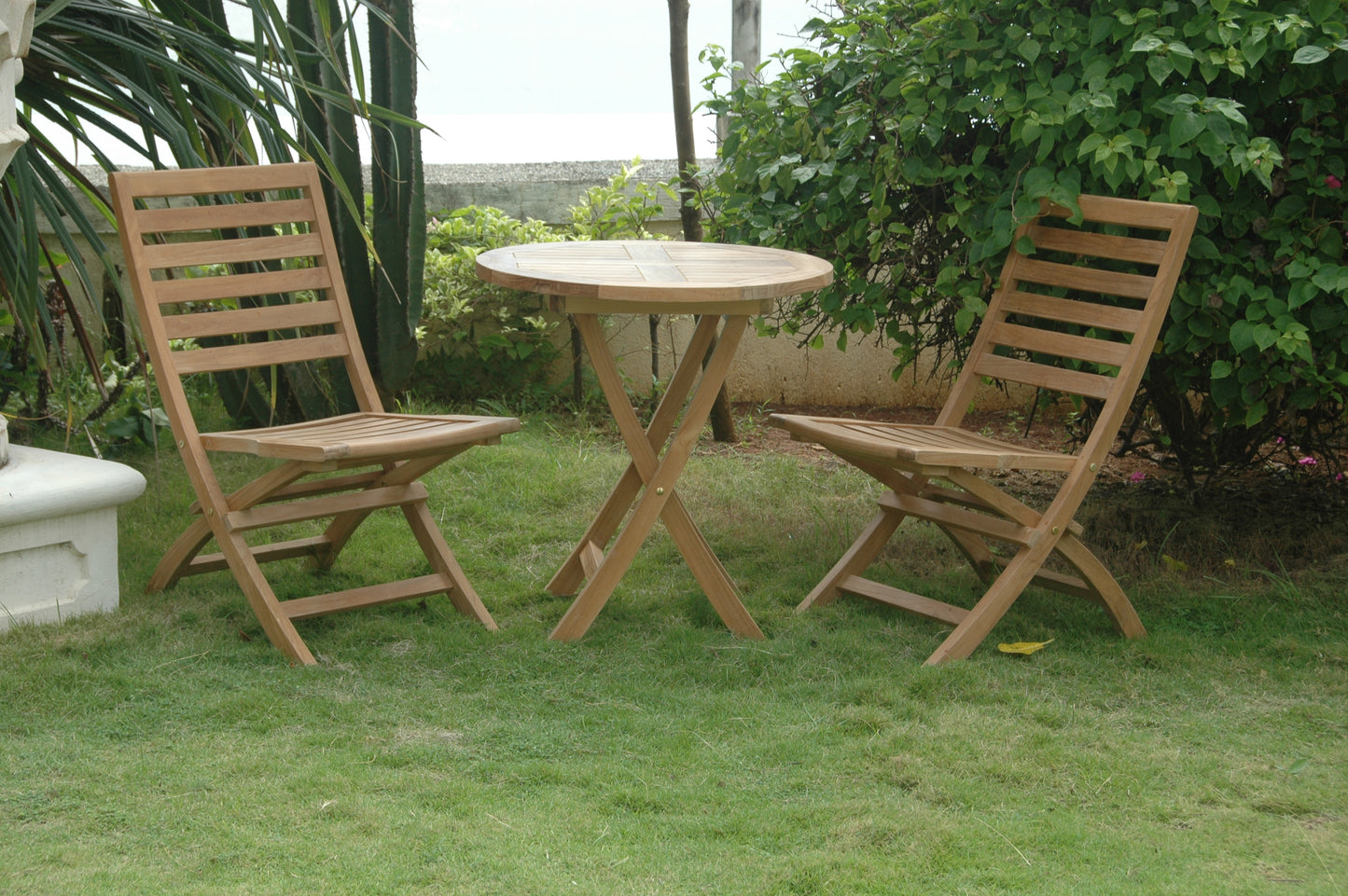 Bahama Andrew 3-Pieces Bistro Set By Anderson Teak | Outdoor Dining Sets | Modishstore - 2
