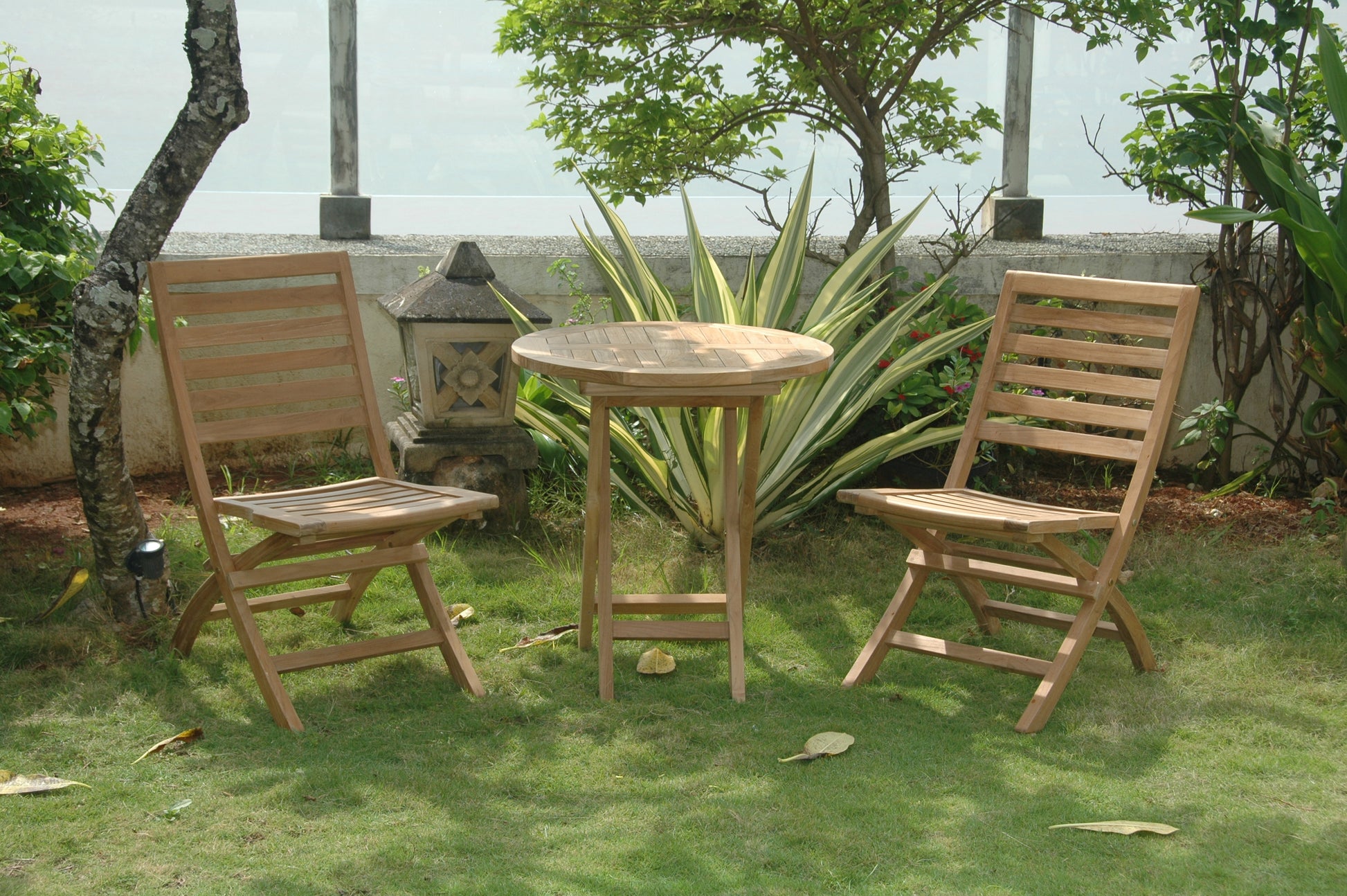 Bahama Andrew 3-Pieces Bistro Set By Anderson Teak | Outdoor Dining Sets | Modishstore - 3