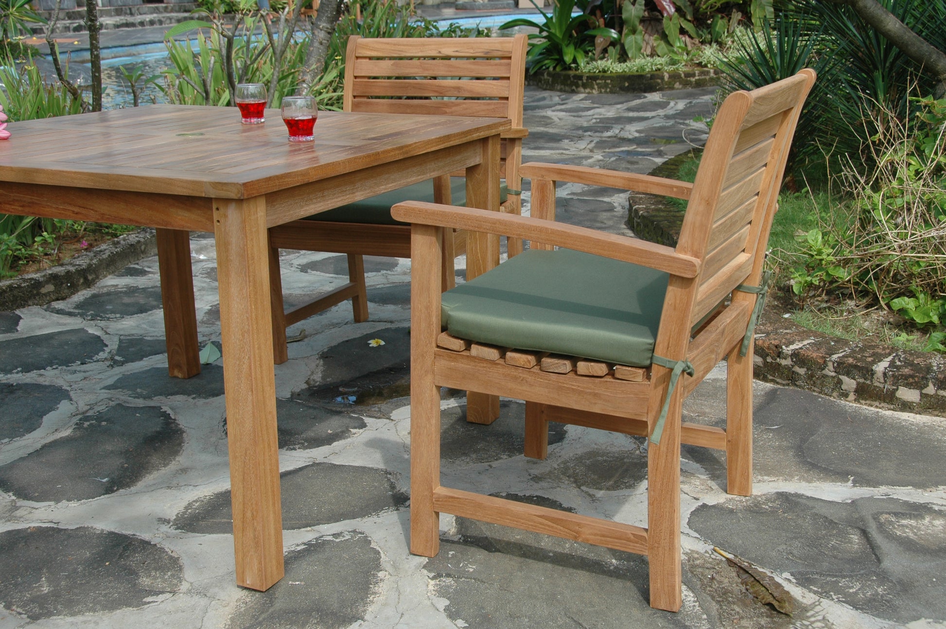 Montage 42" Square Table By Anderson Teak | Outdoor Tables | Modishstore - 3