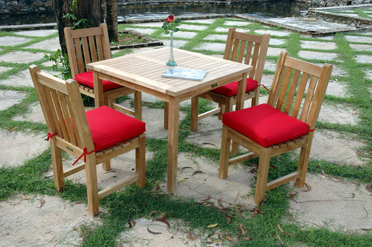 Bahama Classic 5-Pieces Dining Set By Anderson Teak | Outdoor Dining Sets | Modishstore