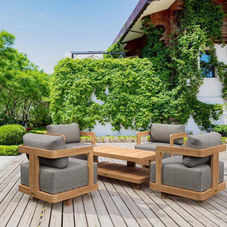 5-pc Granada Deep Seating - SET-904 By Anderson Teak | Outdoor Sofas, Loveseats & Sectionals | Modishstore