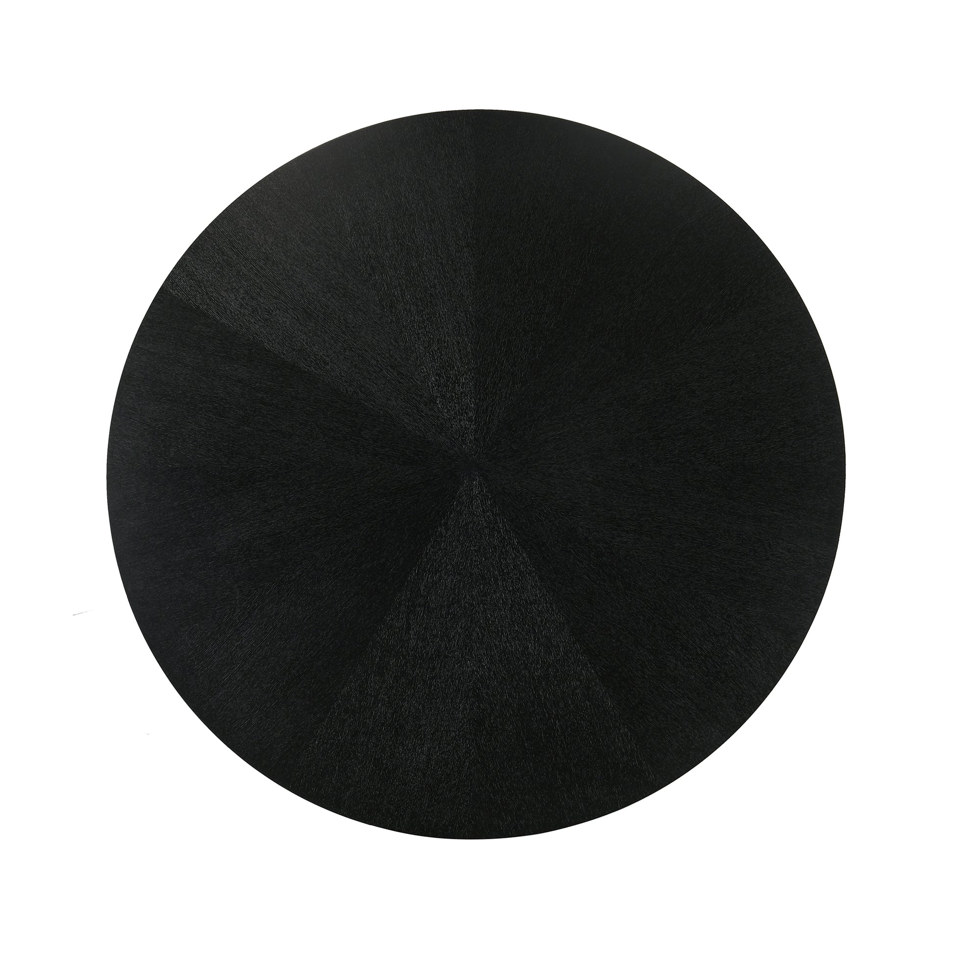 Cirque Channell 5 Piece Black Wood Dining Table Set with Charcoal Fabric By Armen Living | Dining Sets | Modishstore - 8