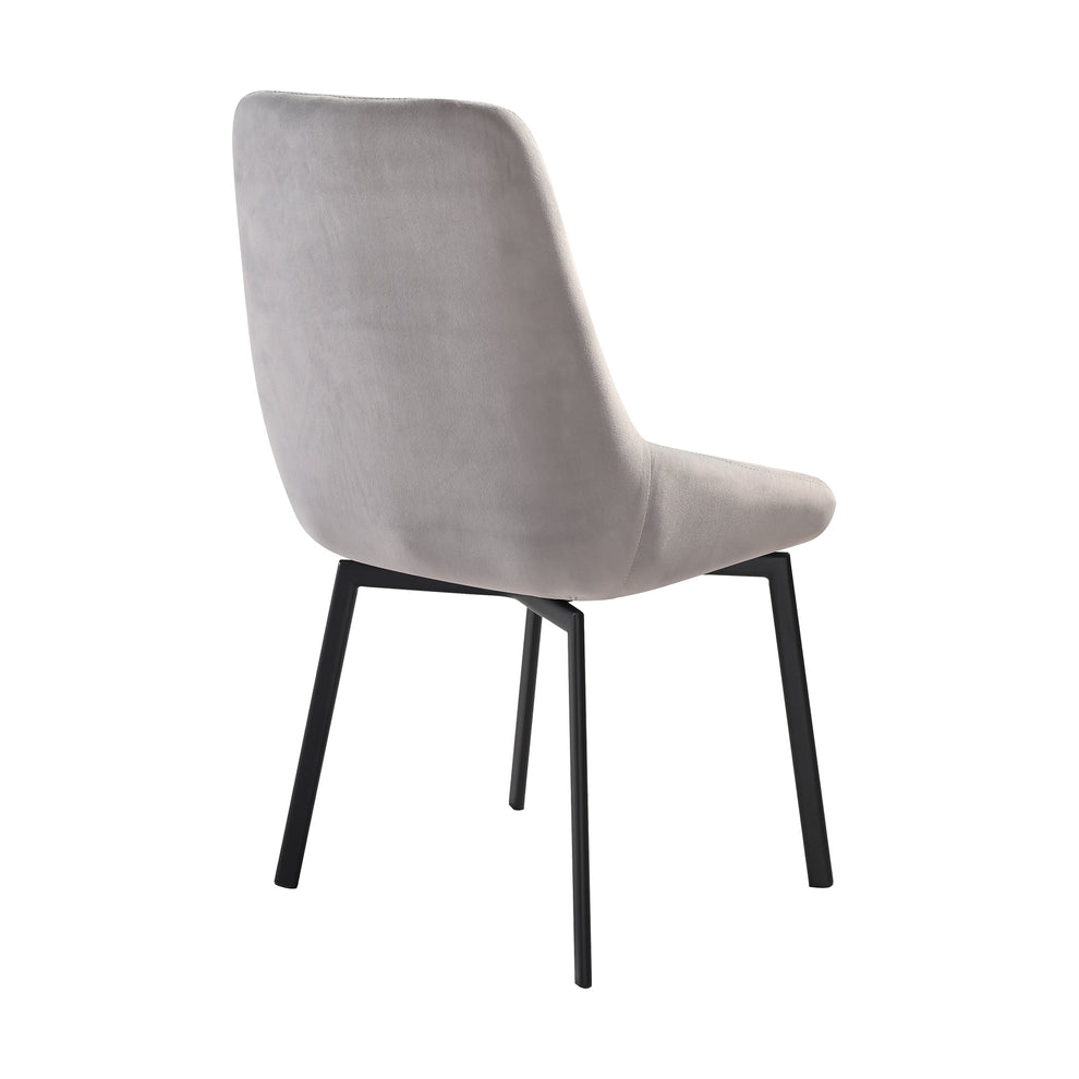 Esme Susie 5 Piece Dining Set with Gray Fabric Chairs By Armen Living | Dining Sets | Modishstore - 4