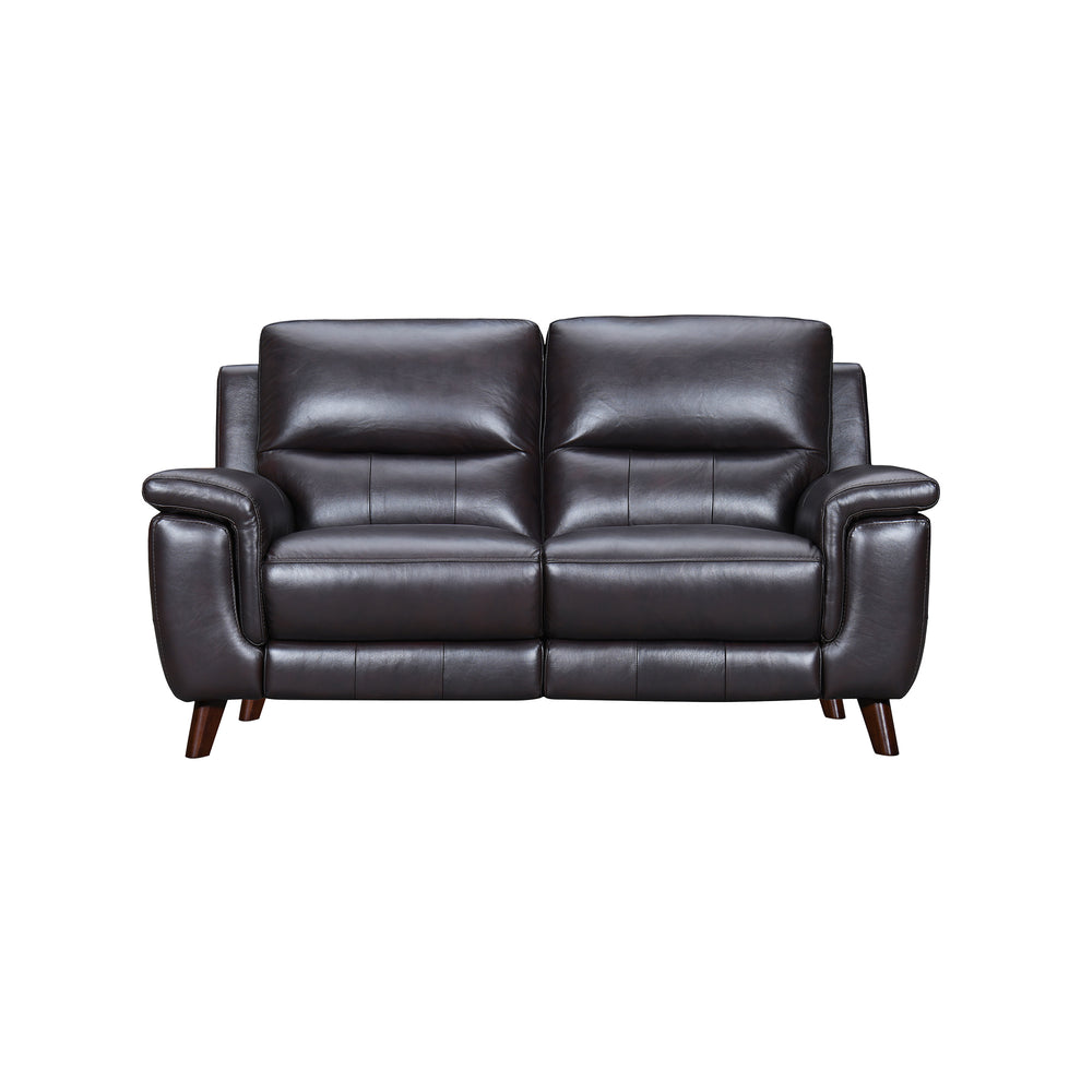 Lizette Brown Leather Power Recliner 3 Piece Living Room Set with USB By Armen Living | Sofa Set | Modishstore - 6