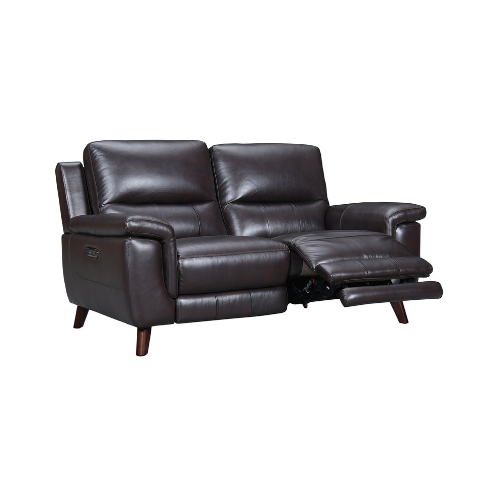 Lizette Brown Leather Power Recliner 3 Piece Living Room Set with USB By Armen Living | Sofa Set | Modishstore - 7