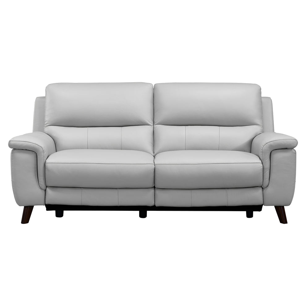 Lizette Dove Gray Leather Power Recliner 3 Piece Living Room Set with USB By Armen Living | Sofa Set | Modishstore - 3