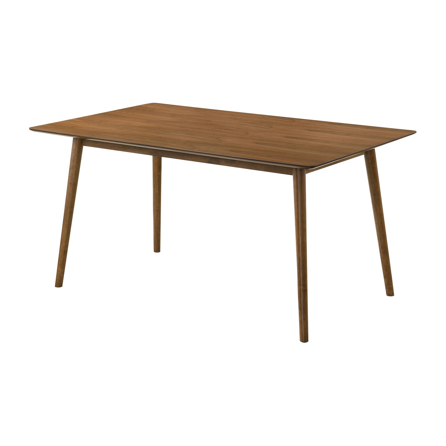 Westmont Santana 5 Piece Walnut Wood Dining Table Set with Blue Fabric By Armen Living | Dining Sets | Modishstore - 5