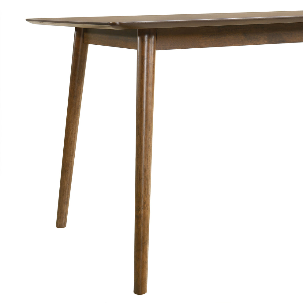 Westmont Santana 5 Piece Walnut Wood Dining Table Set with Blue Fabric By Armen Living | Dining Sets | Modishstore - 31