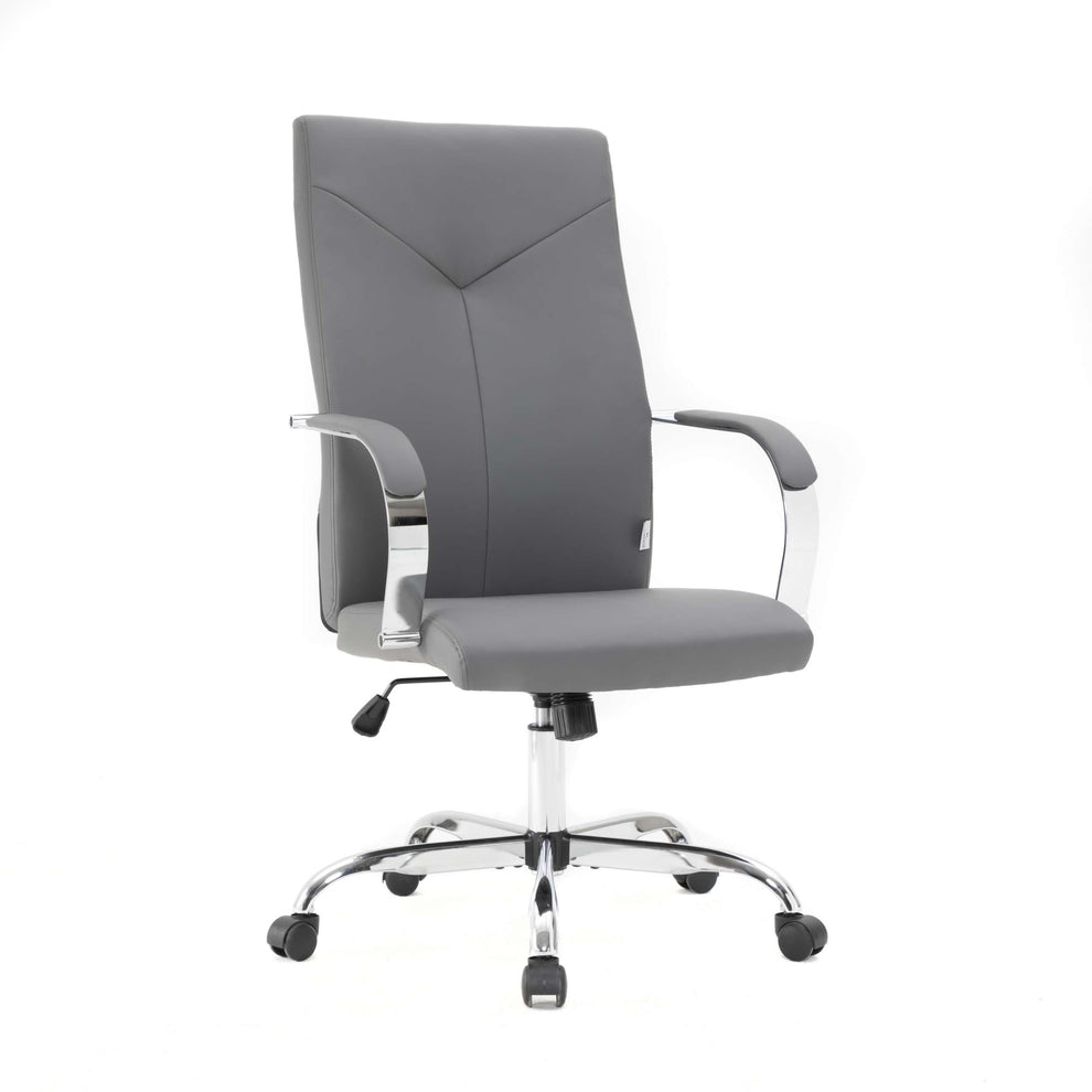 LeisureMod Sonora Modern High-Back Leather Office Chair | Office Chairs | Modishstore - 21