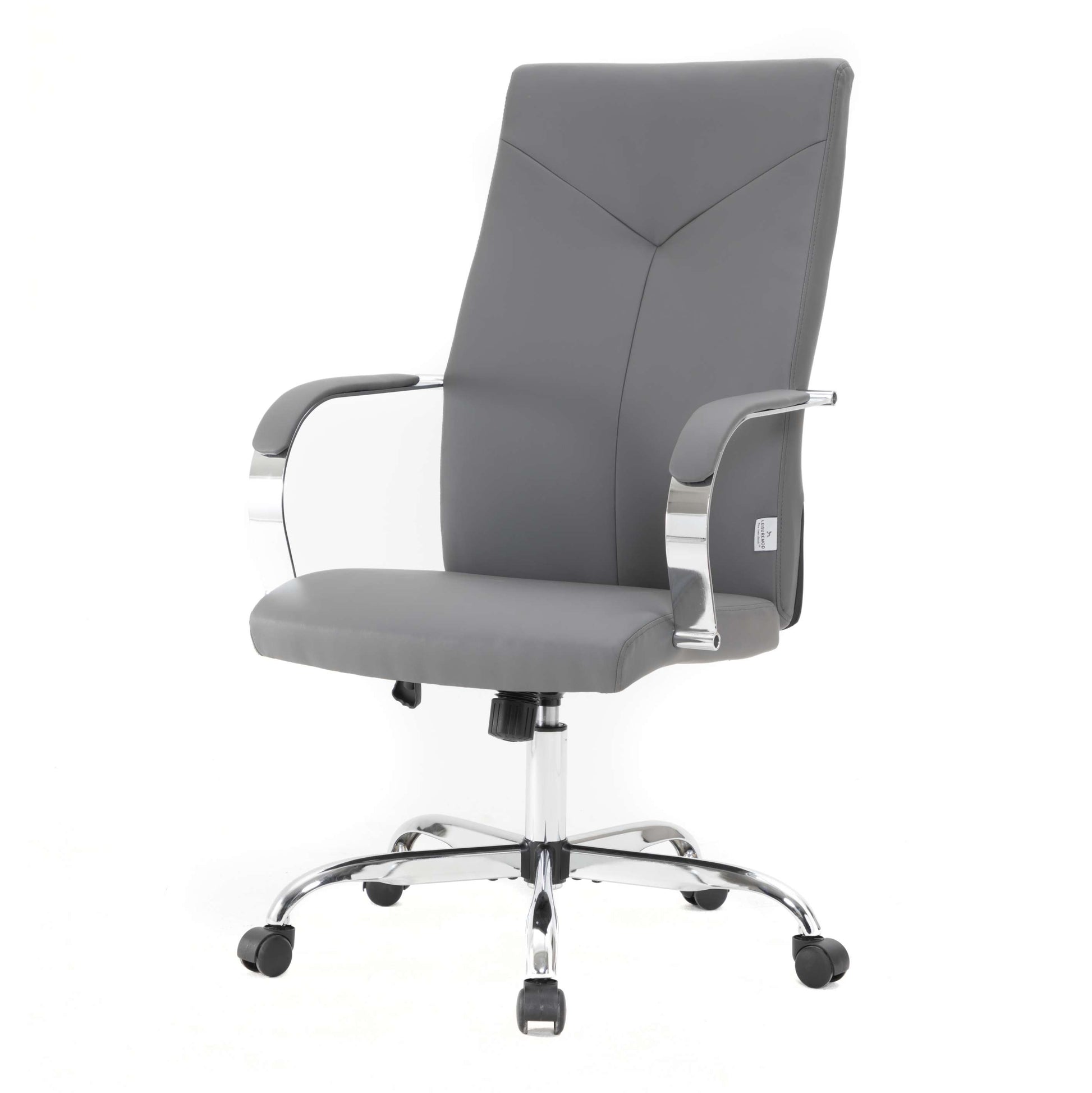 LeisureMod Sonora Modern High-Back Leather Office Chair | Office Chairs | Modishstore - 29