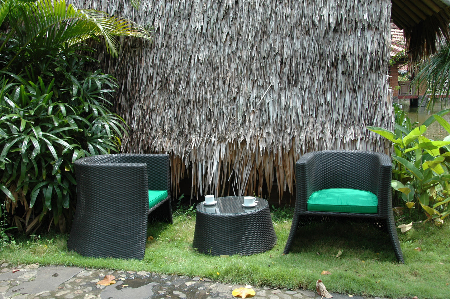 Milano 3-Pieces Dining Set By Anderson Teak | Outdoor Dining Sets | Modishstore