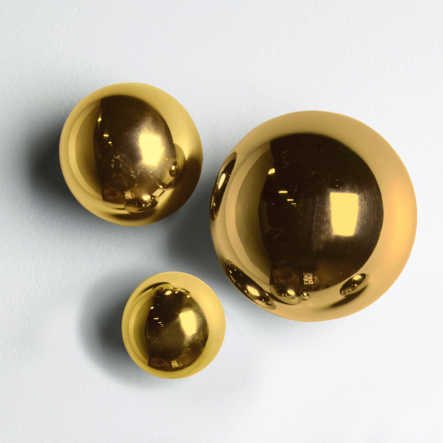 Wall Play™: Orb, Gold Gloss, Set/10 By Gold Leaf | Wall Art | Modishstore - 5