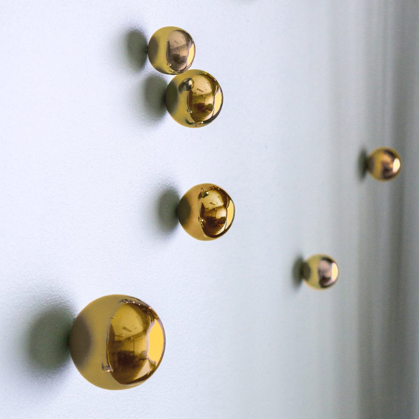 Wall Play™: Orb, Gold Gloss, Set/10 By Gold Leaf | Wall Art | Modishstore - 4