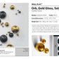 Wall Play™: Orb, Gold Gloss, Set/10 By Gold Leaf | Wall Art | Modishstore - 11