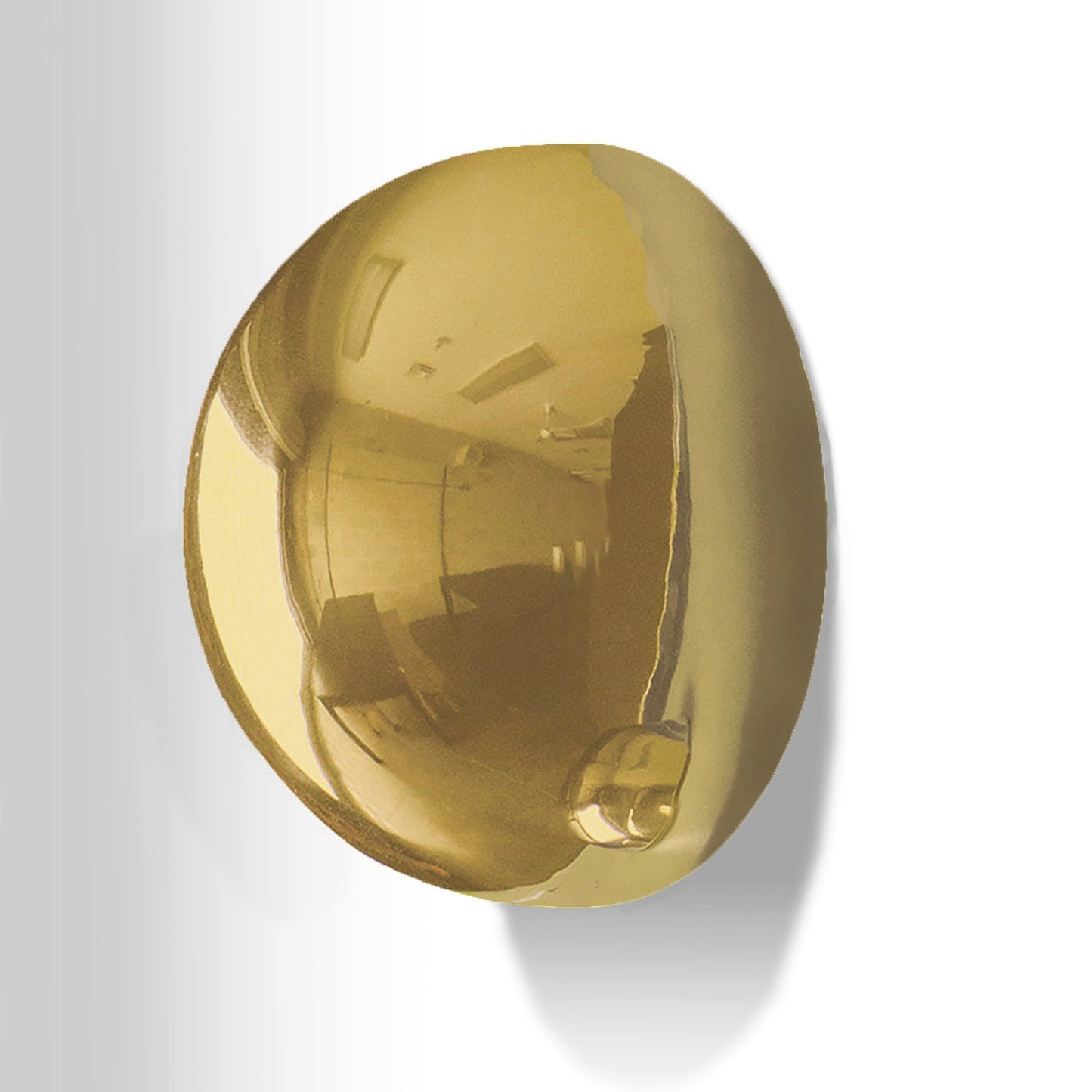 Half Ball 6"D, Gold Gloss By Gold Leaf | Wall Art | Modishstore - 2