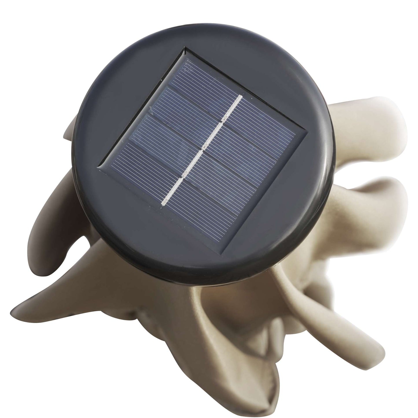 LeisureMod Sierra Modern 9 ft Steel Market Patio Umbrella With Solar Powerd LED & Tilt | Umbrellas | Modishstore - 7