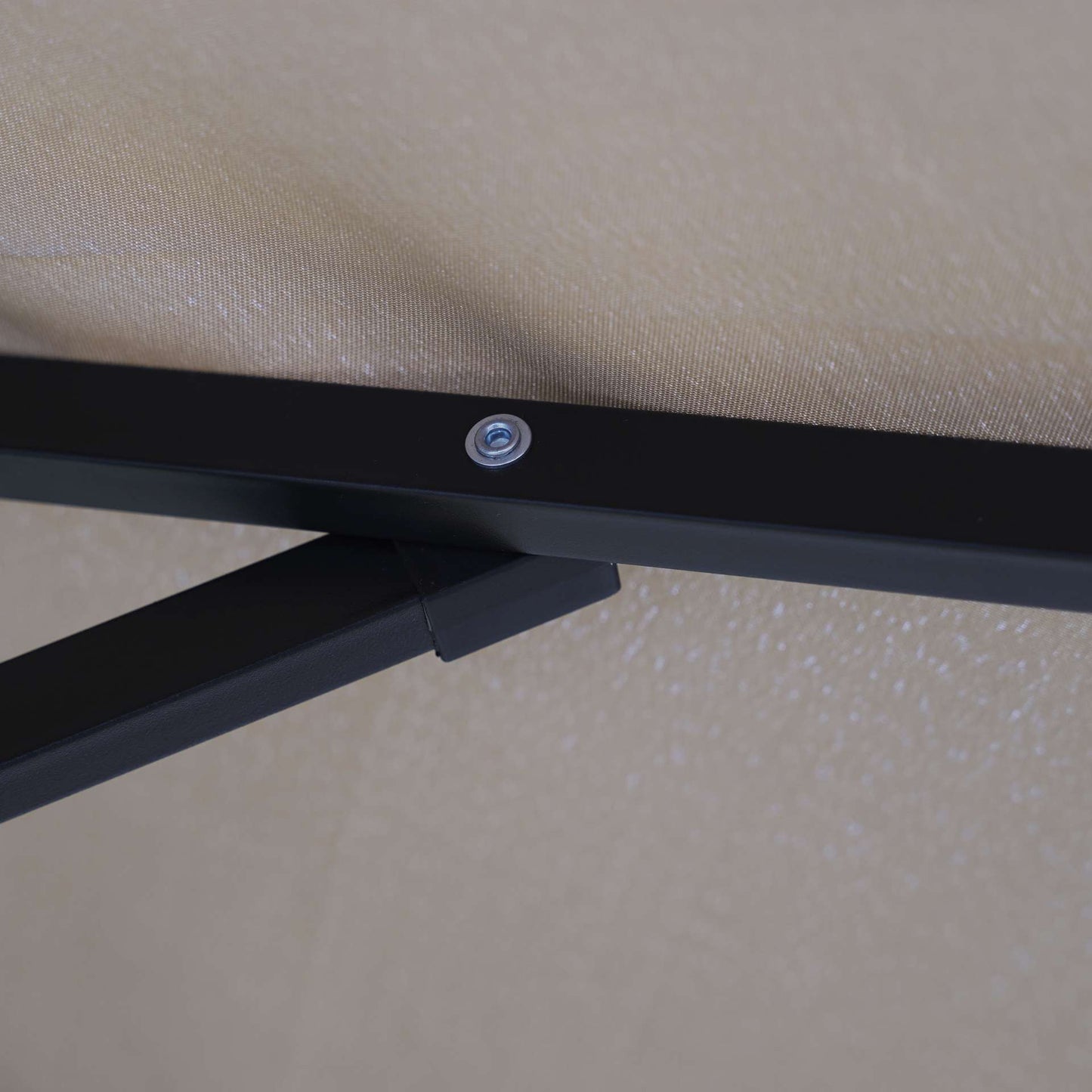 LeisureMod Sierra Modern 9 ft Steel Market Patio Umbrella With Solar Powerd LED & Tilt | Umbrellas | Modishstore - 9