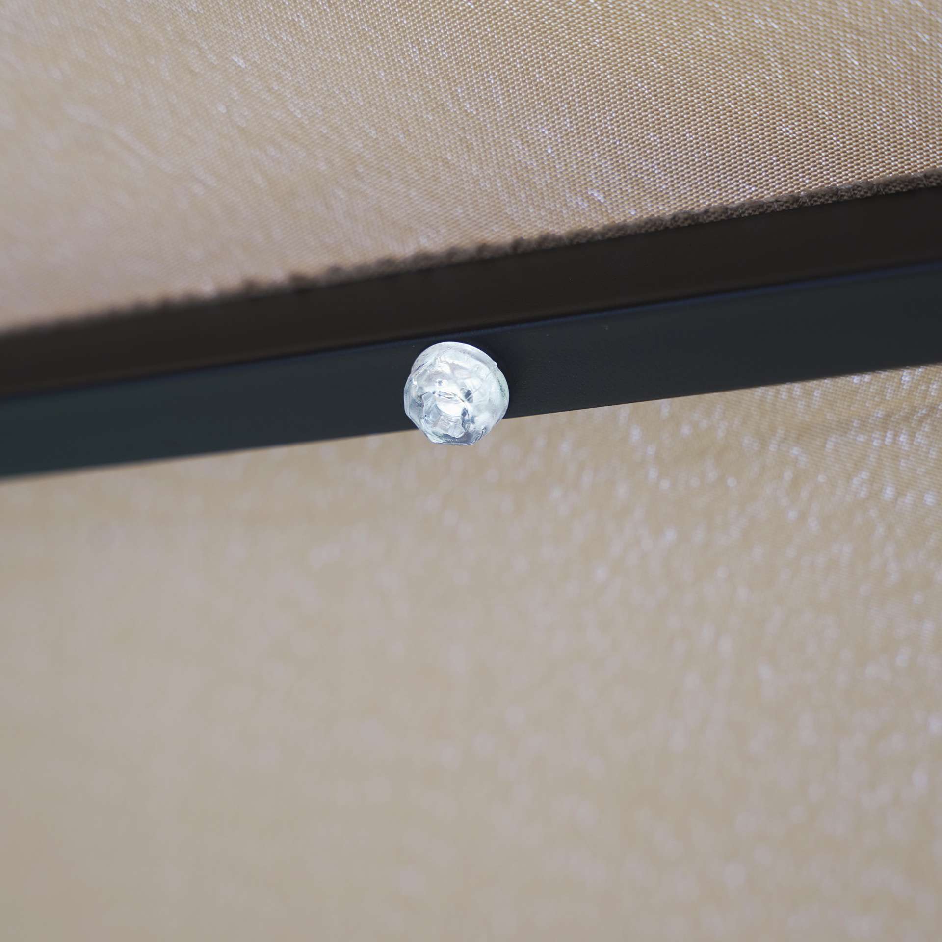 LeisureMod Sierra Modern 9 ft Steel Market Patio Umbrella With Solar Powerd LED & Tilt | Umbrellas | Modishstore - 10