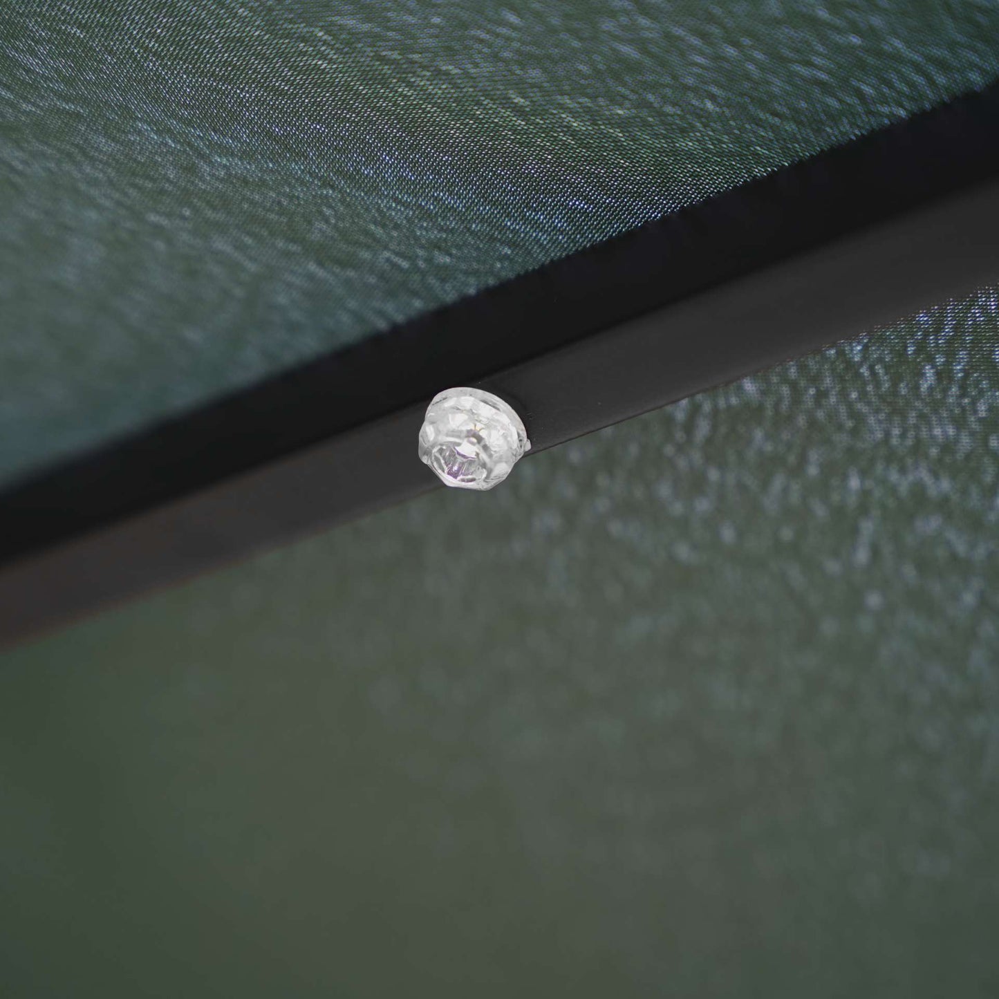 LeisureMod Sierra Modern 9 ft Steel Market Patio Umbrella With Solar Powerd LED & Tilt | Umbrellas | Modishstore - 23