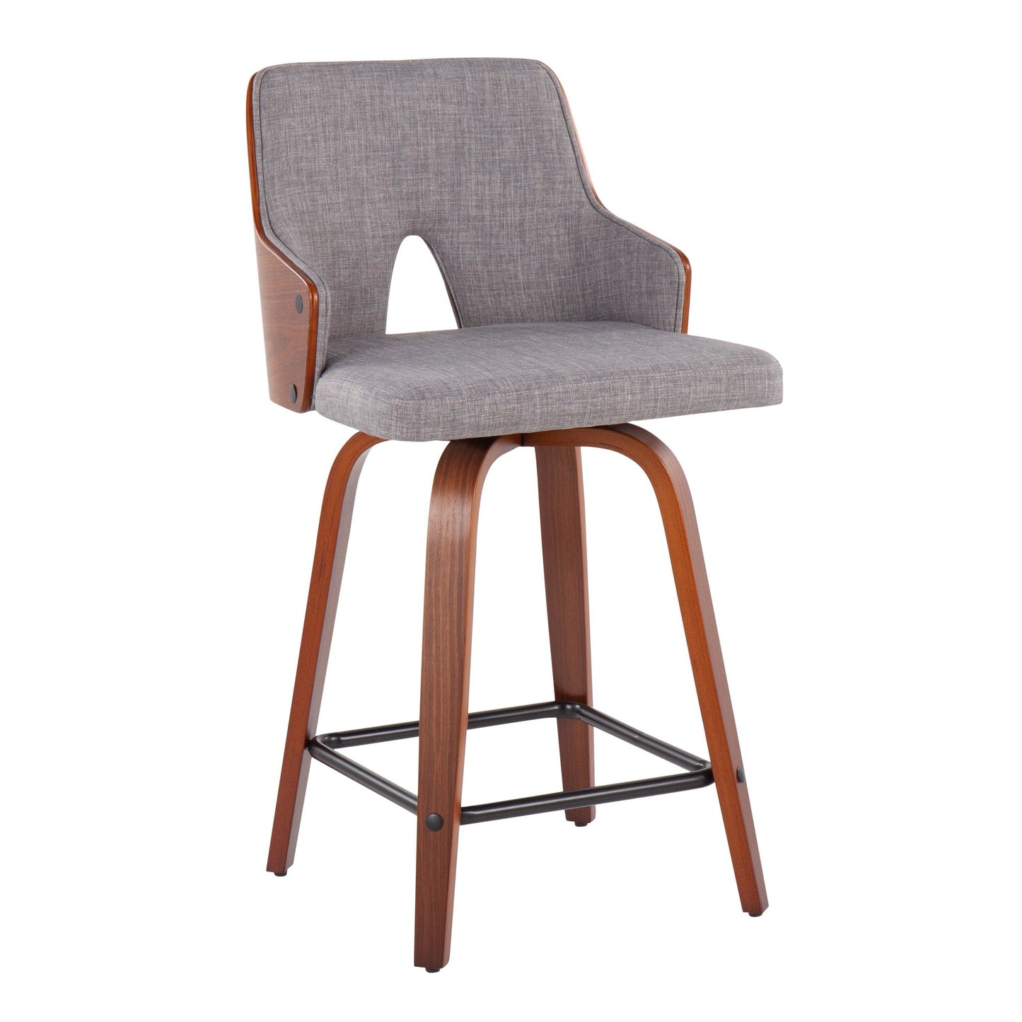 Stella Counter Stool - Set of 2 By LumiSource - B24-STELLA WLLGY2 | Counter Stools | Modishstore - 2