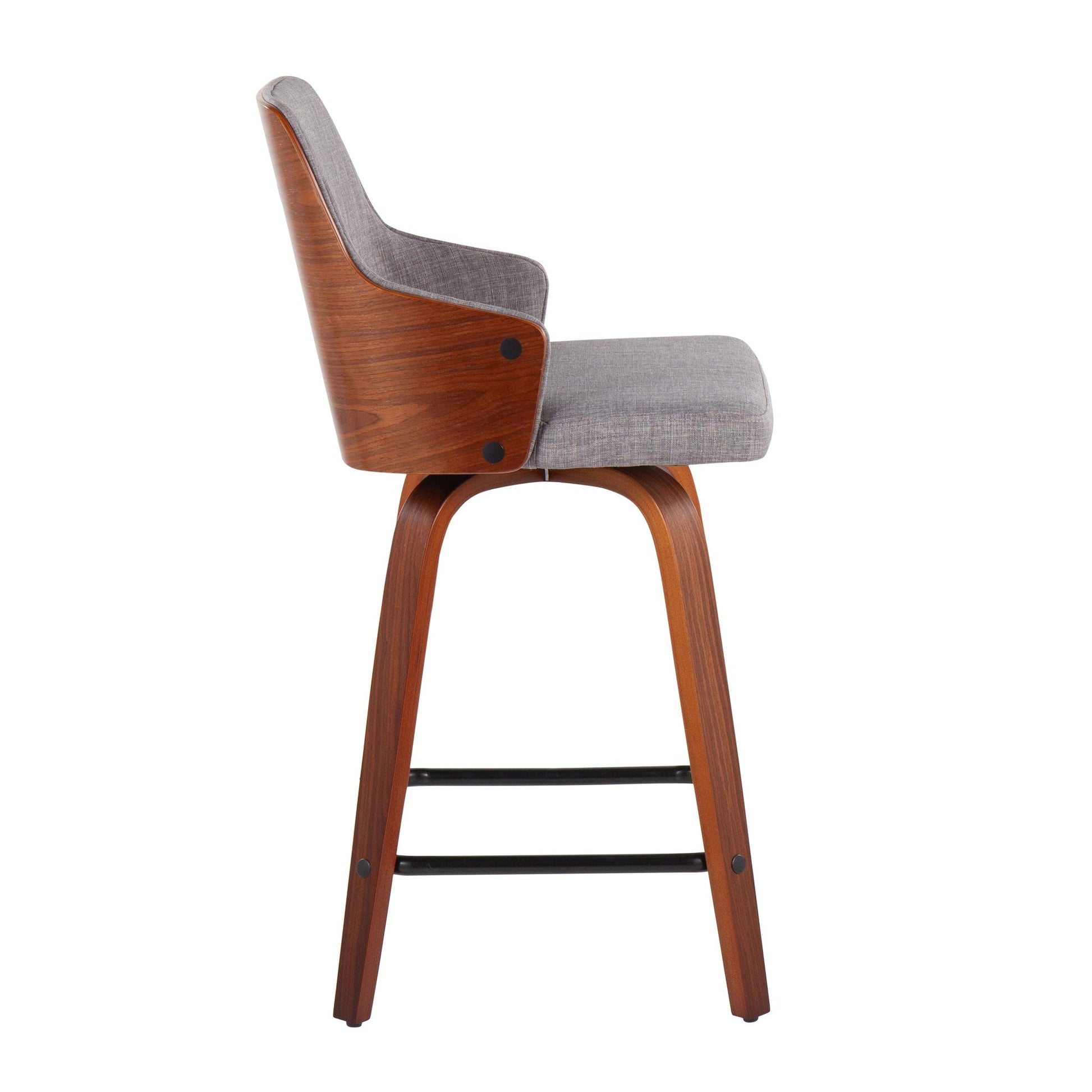 Stella Counter Stool - Set of 2 By LumiSource - B24-STELLA WLLGY2 | Counter Stools | Modishstore - 3