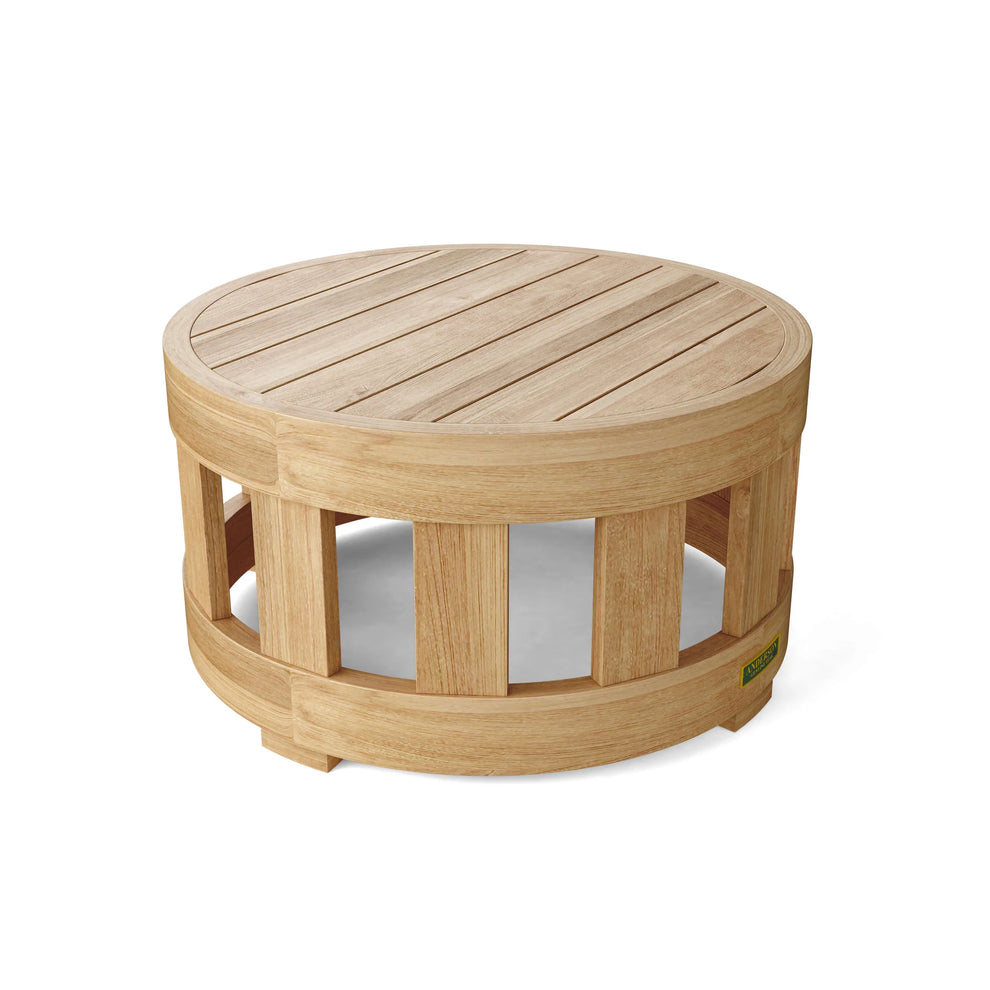 Circular Coffee Table By Anderson Teak | Outdoor Tables | Modishstore - 2