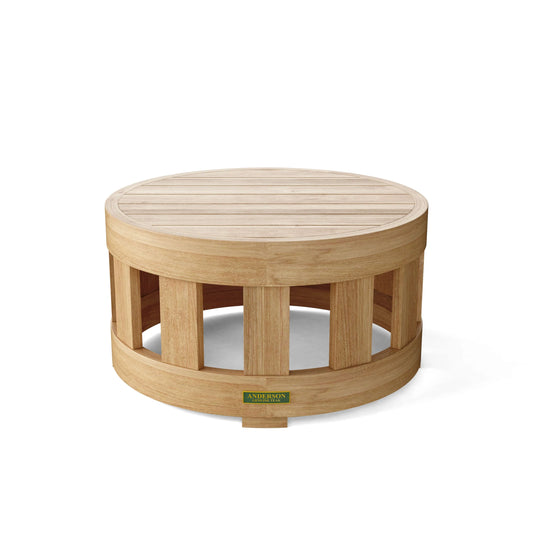 Circular Coffee Table By Anderson Teak | Outdoor Tables | Modishstore