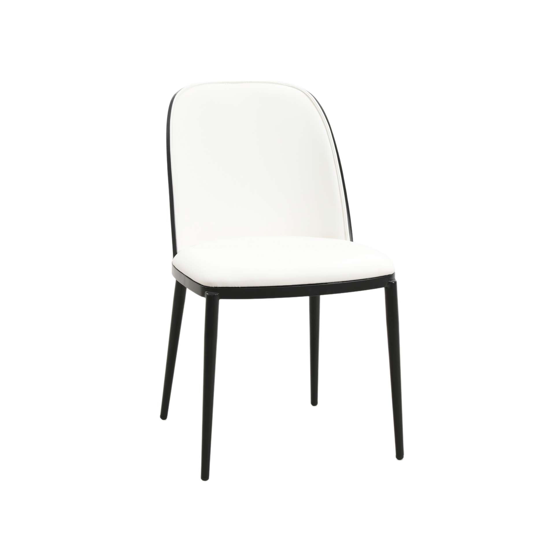 LeisureMod Tule Mid-Century Modern Dining Side Chair with Velvet Seat - TCBL18BU | Dining Chairs | Modishstore - 28