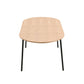 LeisureMod Tule Modern 71" Oval Dining Table with MDF Top and Black Steel Legs | Dining Tables | Modishstore - 17