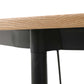LeisureMod Tule Modern 71" Oval Dining Table with MDF Top and Black Steel Legs | Dining Tables | Modishstore - 18