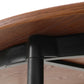 LeisureMod Tule Modern 71" Oval Dining Table with MDF Top and Black Steel Legs | Dining Tables | Modishstore - 31