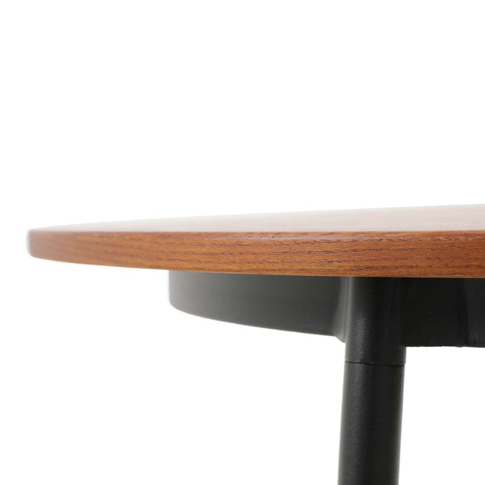 LeisureMod Tule Modern 71" Oval Dining Table with MDF Top and Black Steel Legs | Dining Tables | Modishstore - 34