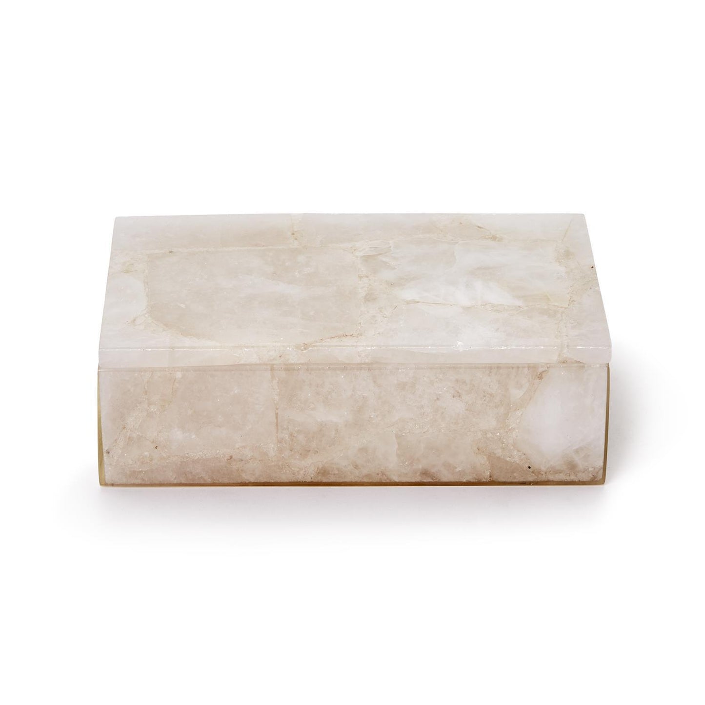 White Quartz Box Set Of 2 By Tozai Home | Decorative Boxes | Modishstore - 4