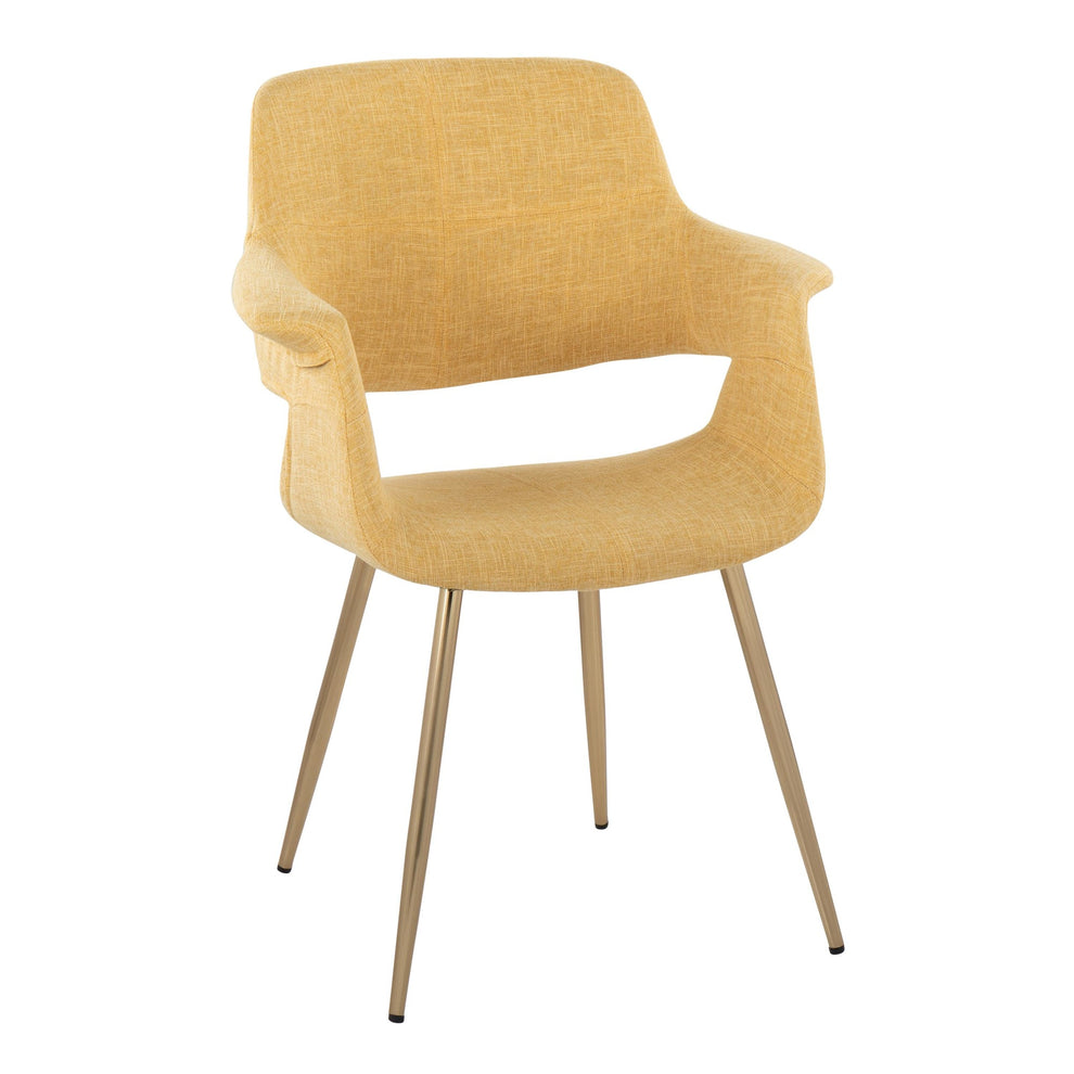 Vintage Flair Chair - Set of 2 Cream By LumiSource | Dining Chairs | Modishstore - 17