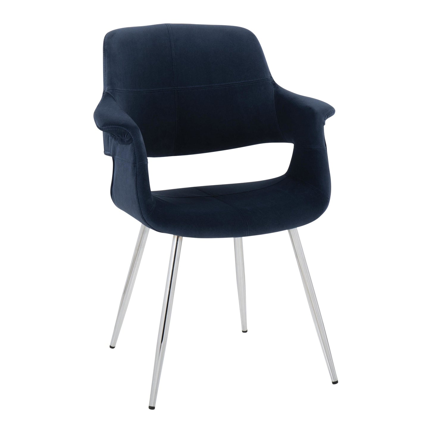 Vintage Flair Chair - Set of 2 Blue By LumiSource | Dining Chairs | Modishstore - 3