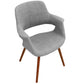 Vintage Flair Chair By LumiSource - CHR-JY-VFL LGY | Dining Chairs | Modishstore - 9