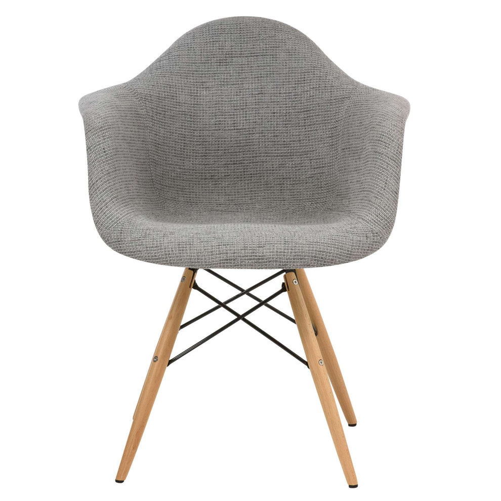 LeisureMod Willow Patchwork Fabric Eiffel Accent Chair - W24FC | Accent Chairs | Modishstore - 13