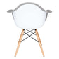 LeisureMod Willow Velvet Eiffel Wooden Base Accent Chair - W24VPR | Accent Chairs | Modishstore - 12