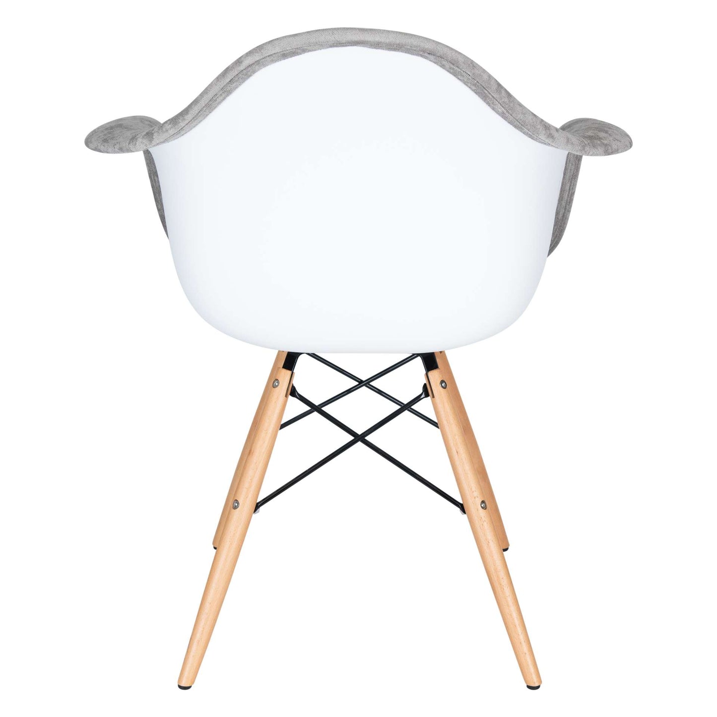 LeisureMod Willow Velvet Eiffel Wooden Base Accent Chair - W24VPR | Accent Chairs | Modishstore - 12