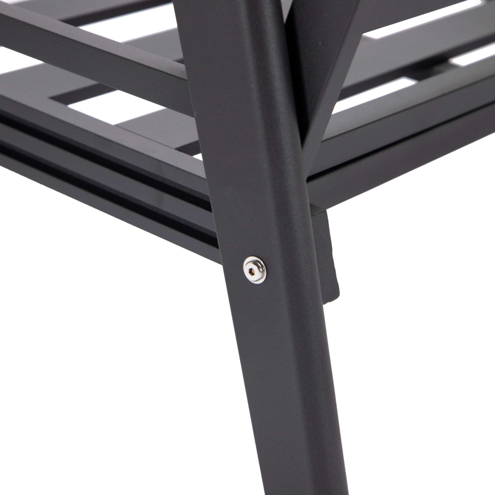 Leisuremod Walbrooke Modern Outdoor Patio Loveseat with Black Aluminum Frame and Removable Cushions For Patio and Backyard Garden | Outdoor Sofas, Loveseats & Sectionals | Modishstore - 61