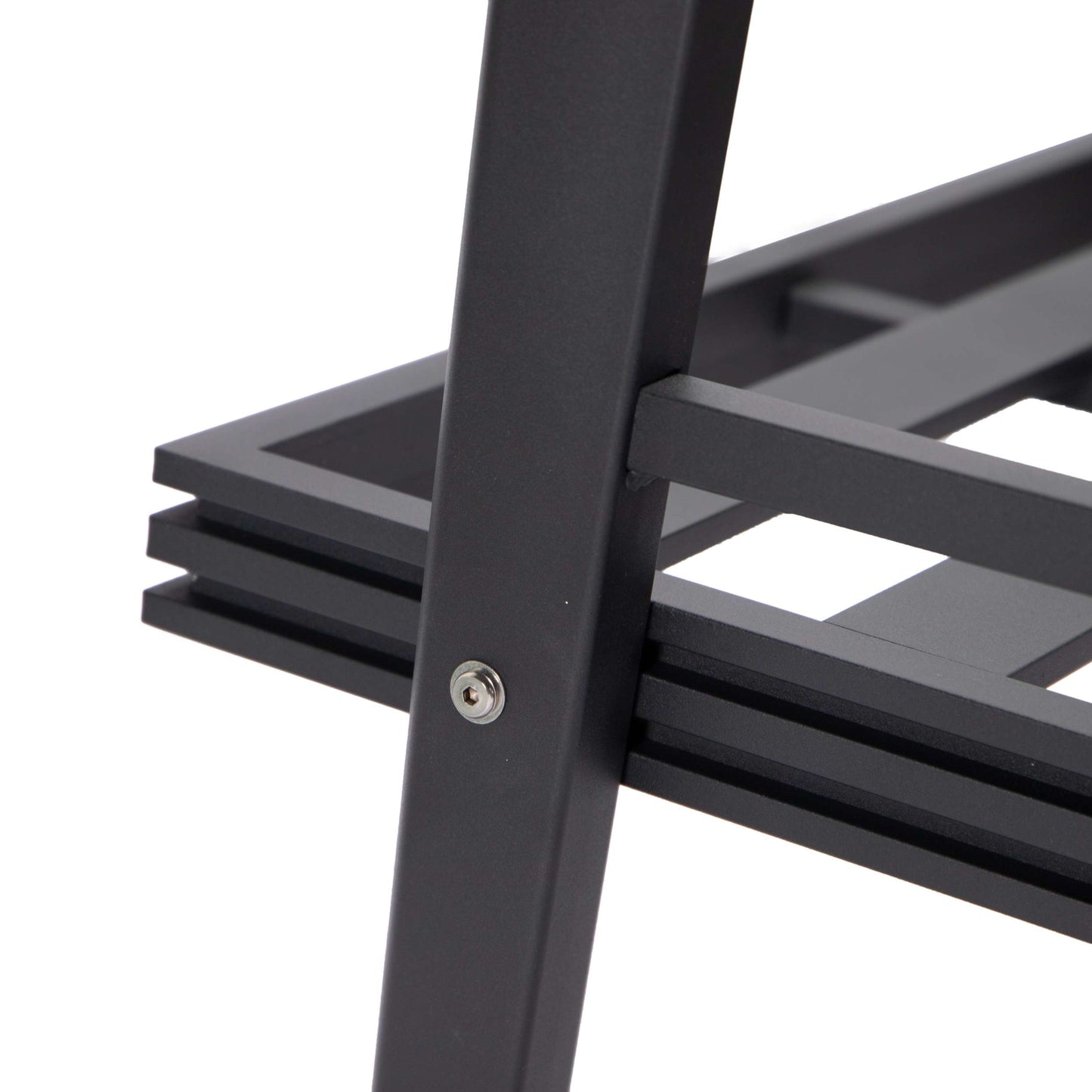 LeisureMod Walbrooke Modern Black Patio Conversation With Square Fire Pit With Slats Design & Tank Holder | Outdoor Sofas, Loveseats & Sectionals | Modishstore - 59