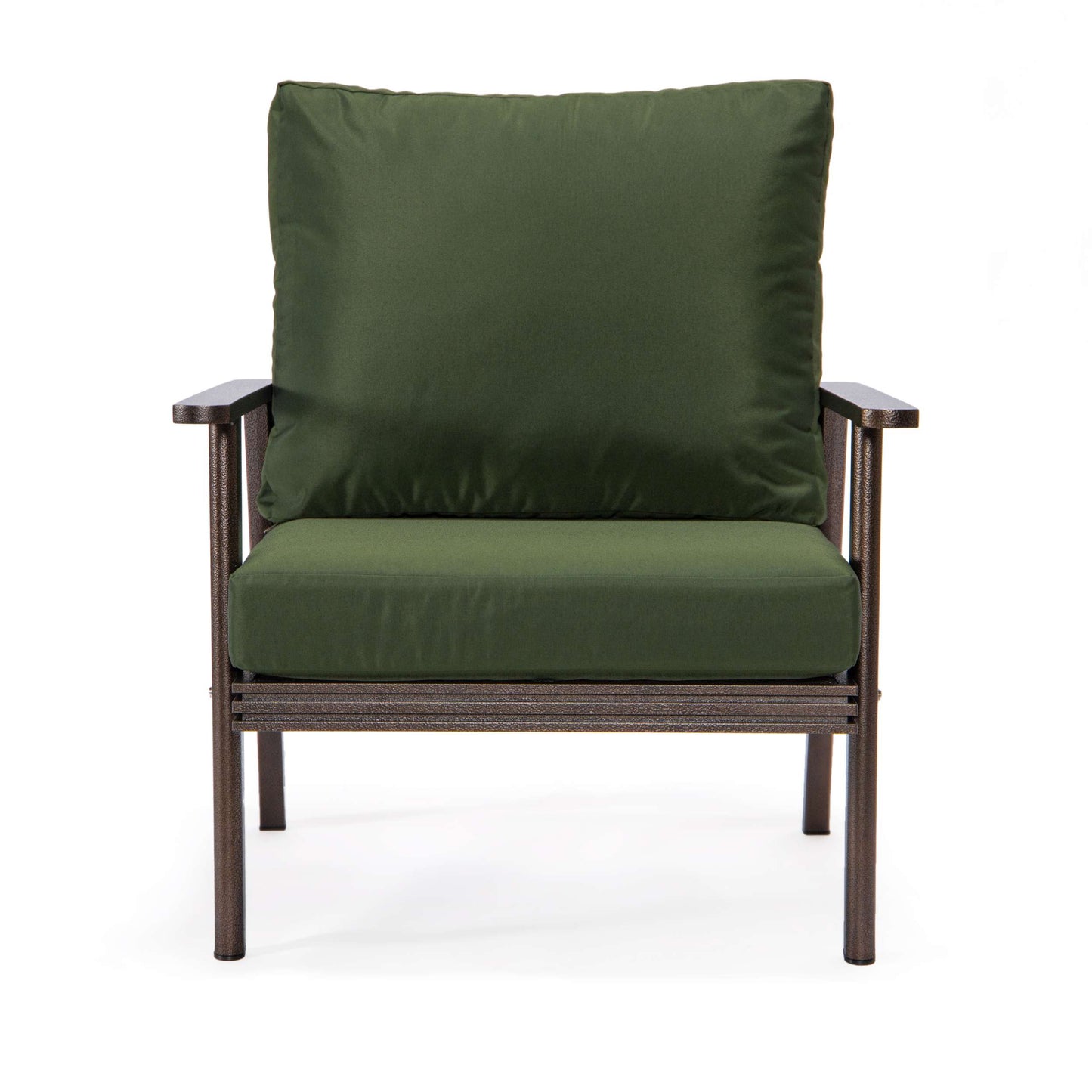 LeisureMod Walbrooke Modern 3-Piece Outdoor Patio Set with Brown Aluminum Frame | Outdoor Sofas, Loveseats & Sectionals | Modishstore - 25