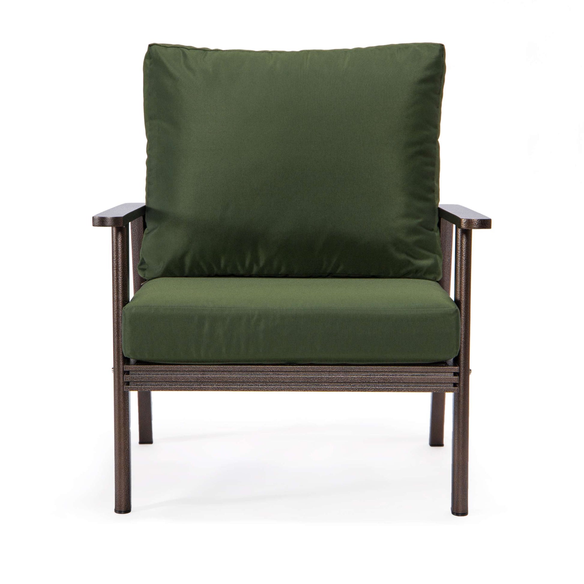 LeisureMod Walbrooke Modern 3-Piece Outdoor Patio Set with Brown Aluminum Frame | Outdoor Sofas, Loveseats & Sectionals | Modishstore - 25