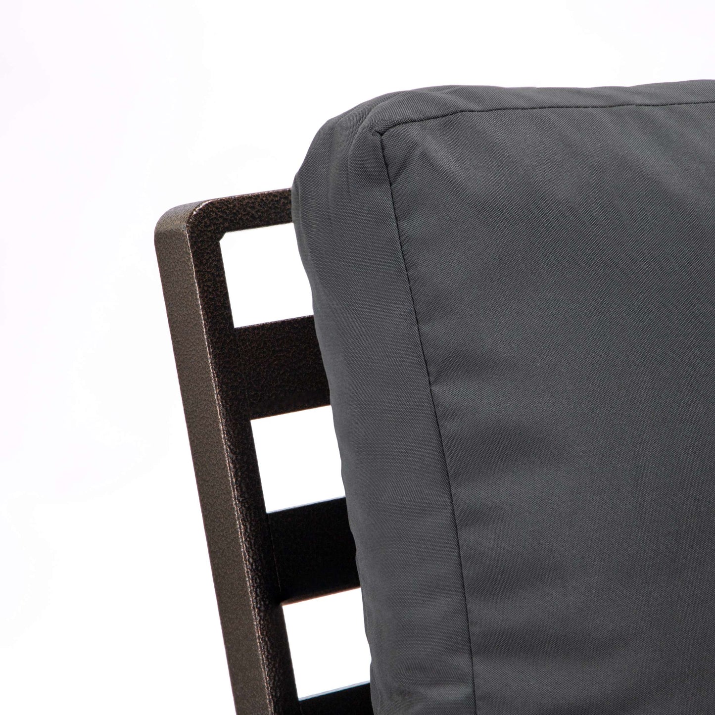 LeisureMod Walbrooke Modern Brown Patio Conversation With Square Fire Pit With Slats Design & Tank Holder | Outdoor Sofas, Loveseats & Sectionals | Modishstore - 14