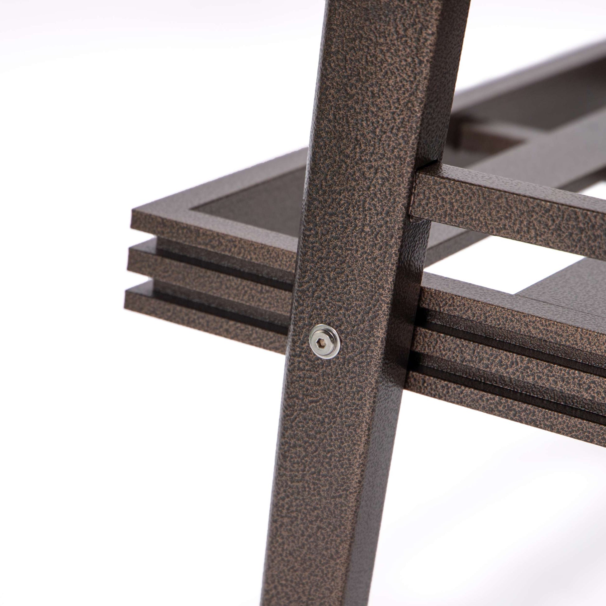 LeisureMod Walbrooke Modern Brown Patio Conversation With Square Fire Pit & Tank Holder | Outdoor Sofas, Loveseats & Sectionals | Modishstore - 181