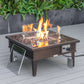 LeisureMod Walbrooke Modern Brown Patio Conversation With Square Fire Pit & Tank Holder | Outdoor Sofas, Loveseats & Sectionals | Modishstore - 74