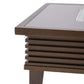 Leisuremod Walbrooke Outdoor Patio Aluminum Square Slats Design Fire Pit Side Table | FIRE PITS | Modishstore - 22