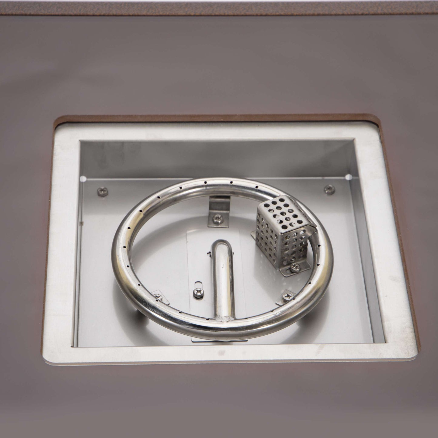 Leisuremod Walbrooke Outdoor Patio Aluminum Square Slats Design Fire Pit Side Table | FIRE PITS | Modishstore - 29