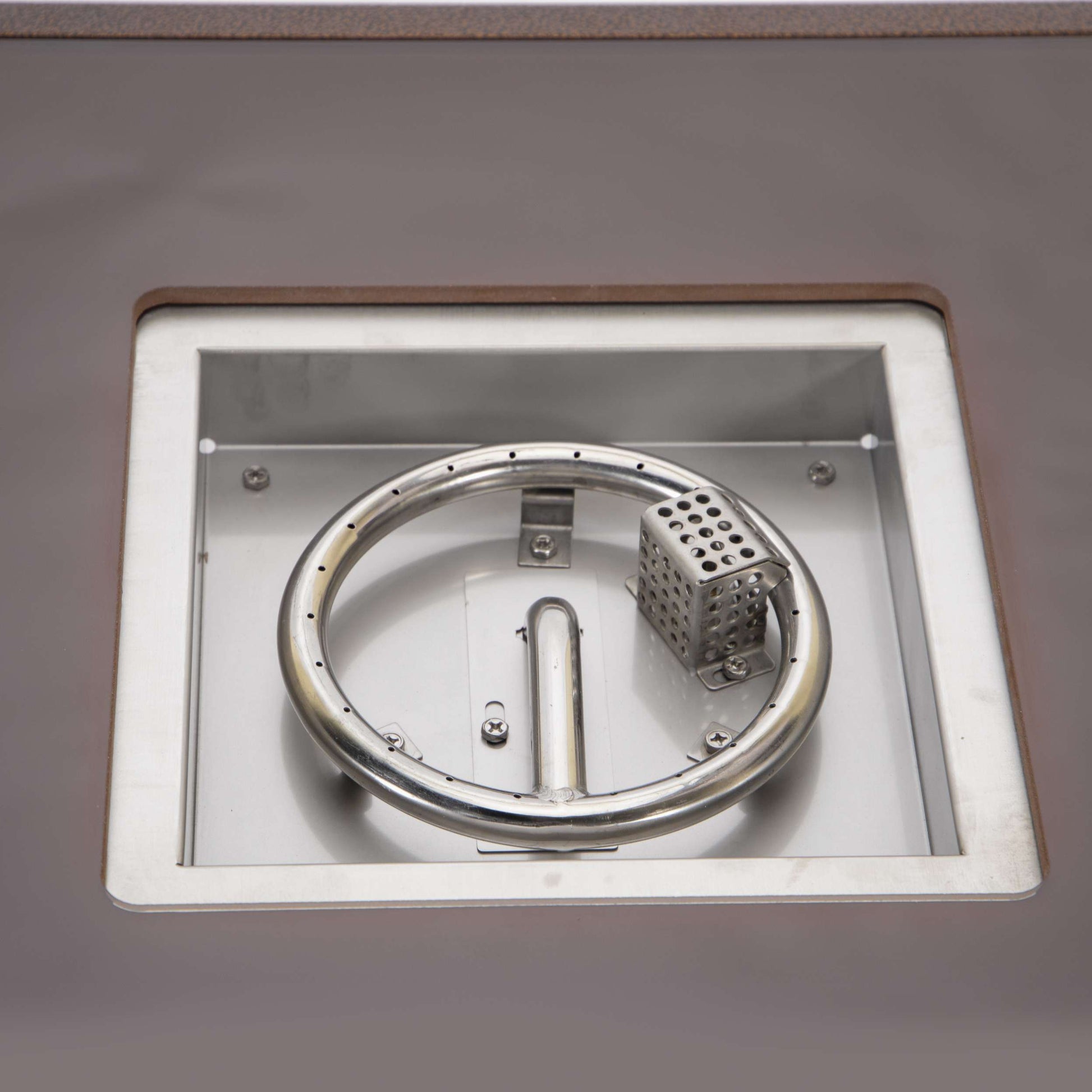 Leisuremod Walbrooke Outdoor Patio Aluminum Square Slats Design Fire Pit Side Table | FIRE PITS | Modishstore - 29